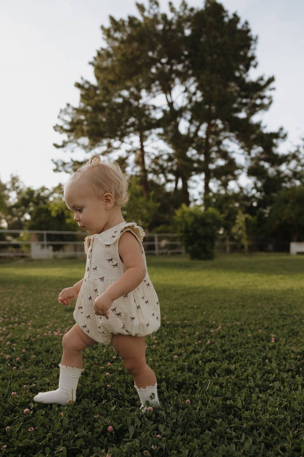 Muslin Romper | Wild Horses: 18-24 Months
