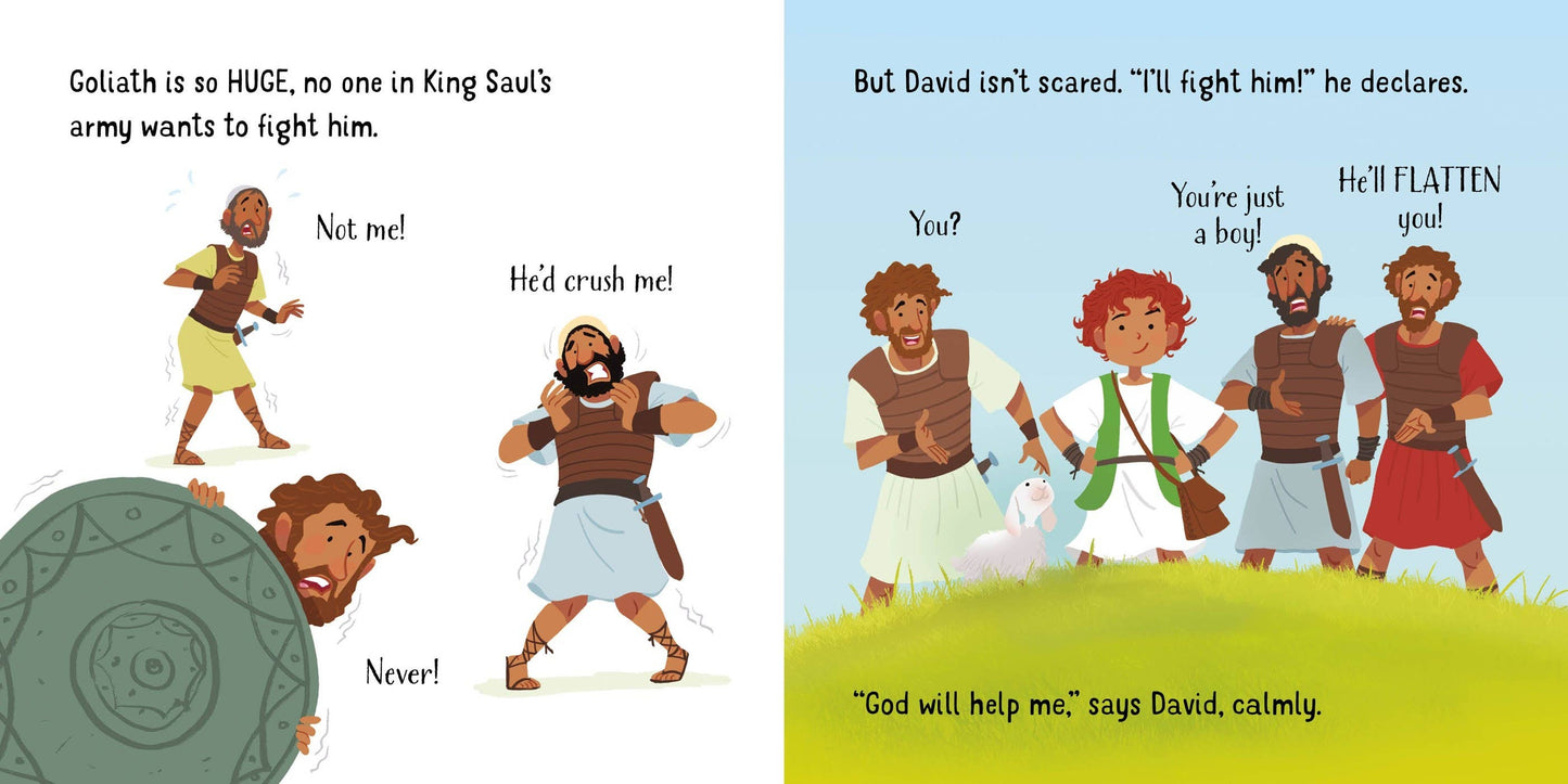 David And Goliath board book: Usborne