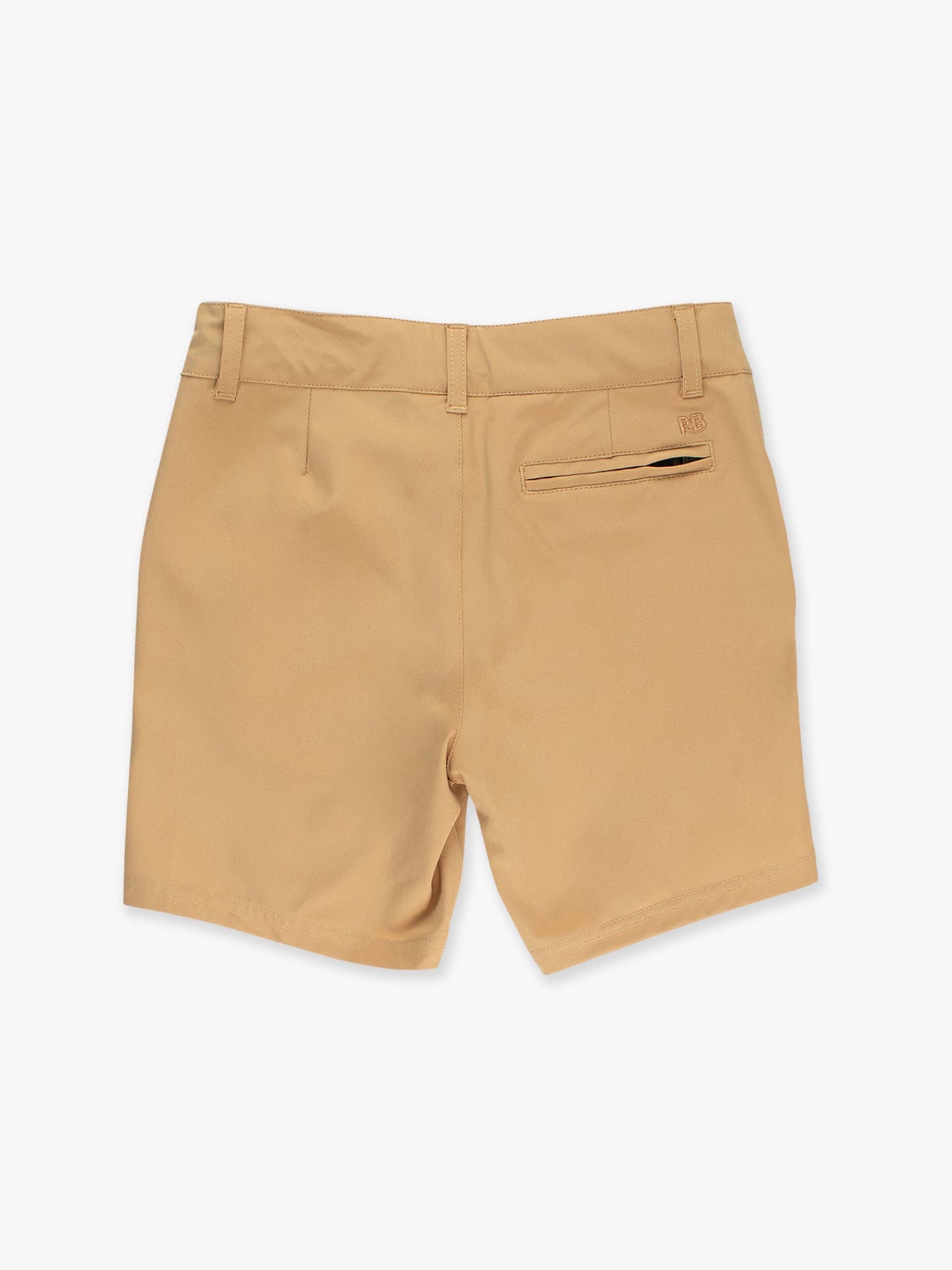 Boys Classic Khaki Hybrid Shorts: Brown / 3T