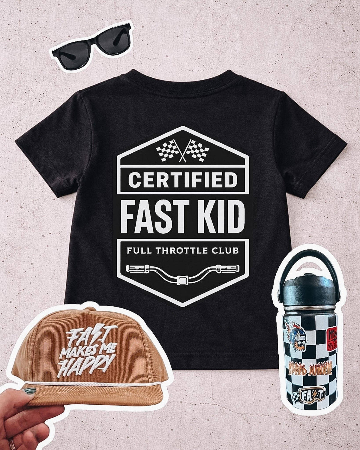 Certified Fast Kid Tee- Toddler Tee