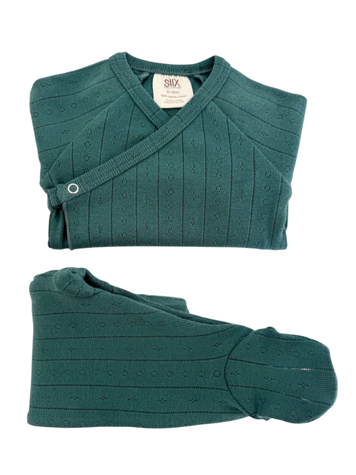 Pine / Organic Pointelle Newborn Set