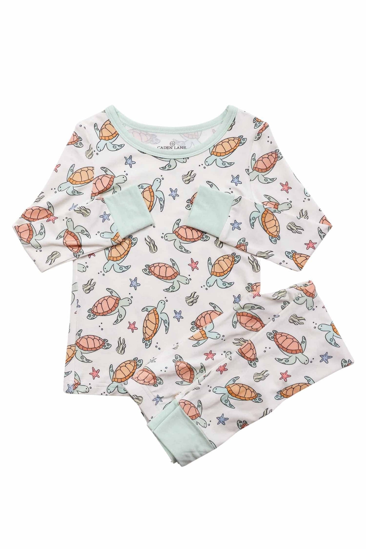 Two Piece Pajama Set | Turtley Rad: 5/6
