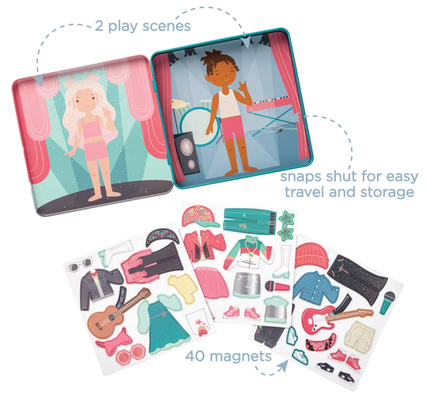 Travel Tin Magnetic Dress Up: Space