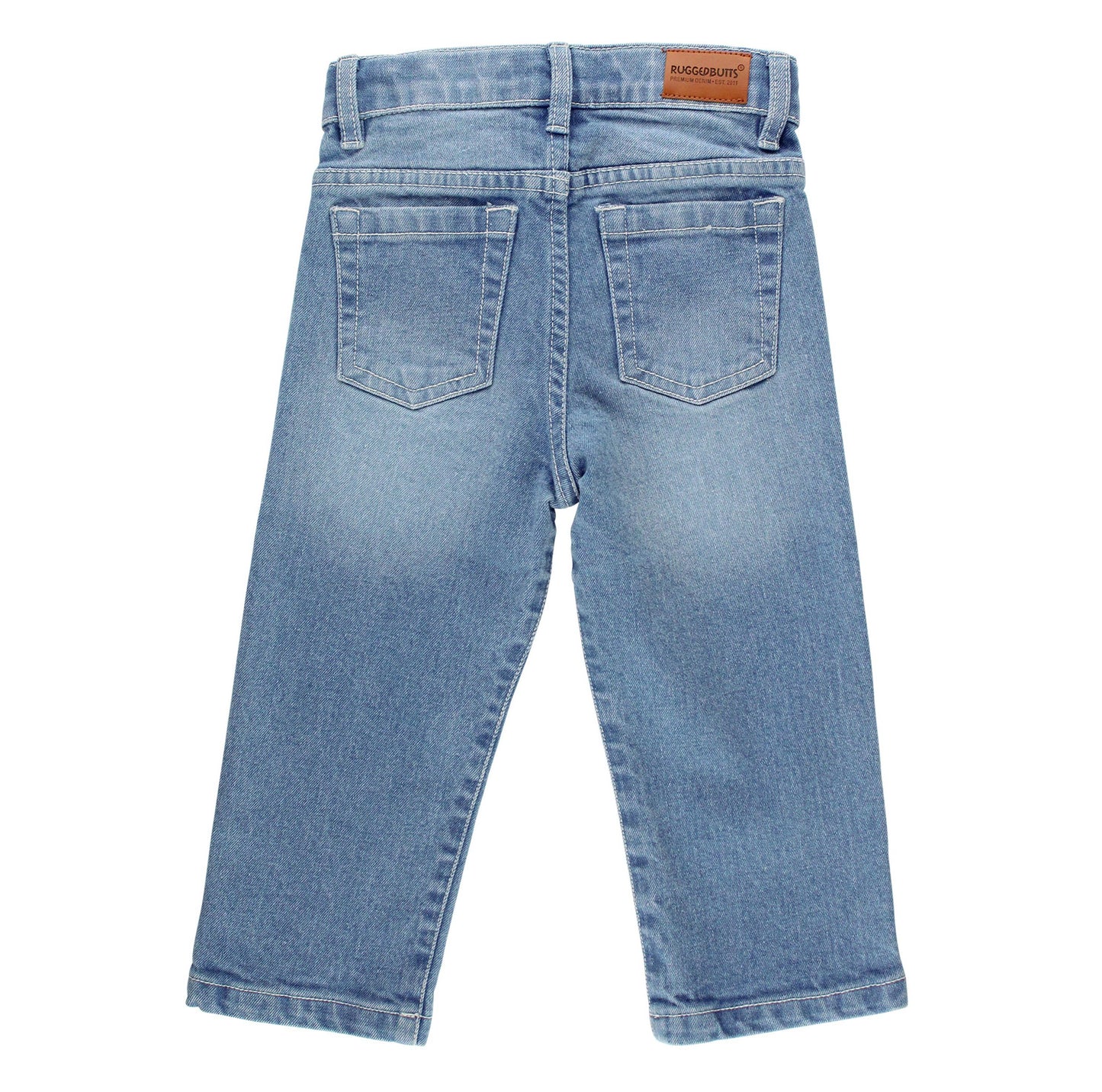 Boys Light Wash Denim Jeans: Blue / 12-18M