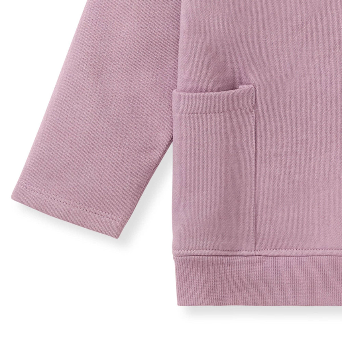 Knit Fleece Girl Sweatshirt