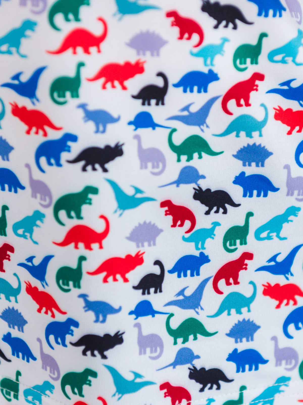 Boys Dino Roar Knit Short Sleeve Performance Polo: Navy