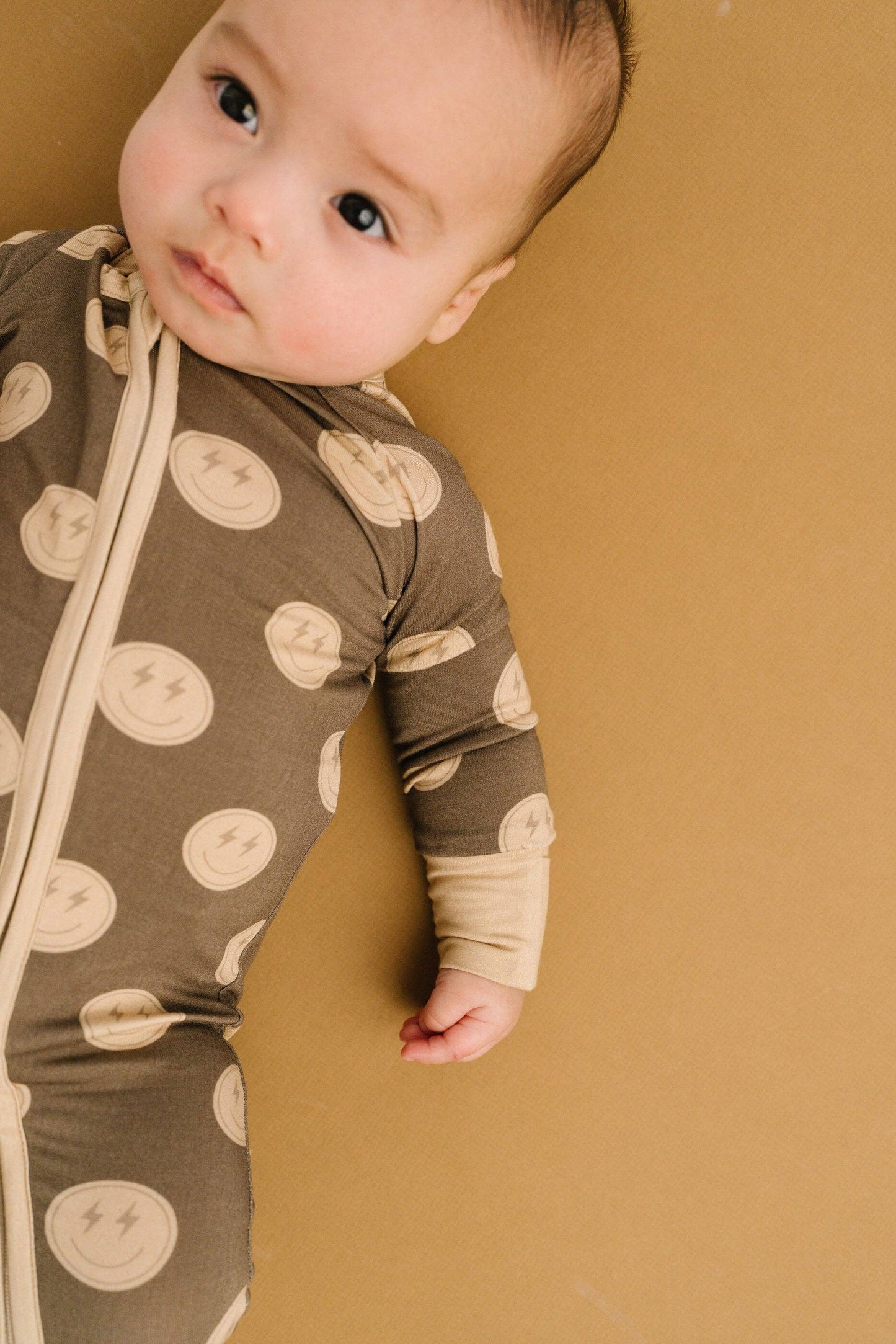 Neutral Smileys Bamboo Sleeper: 18-24M