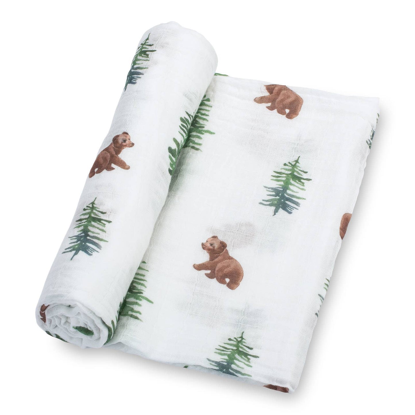Baby Muslin Swaddle Blanket 47x47 Baby Bear
