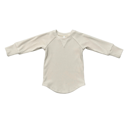 Babysprouts Babysprouts Ribbed Top: Cream