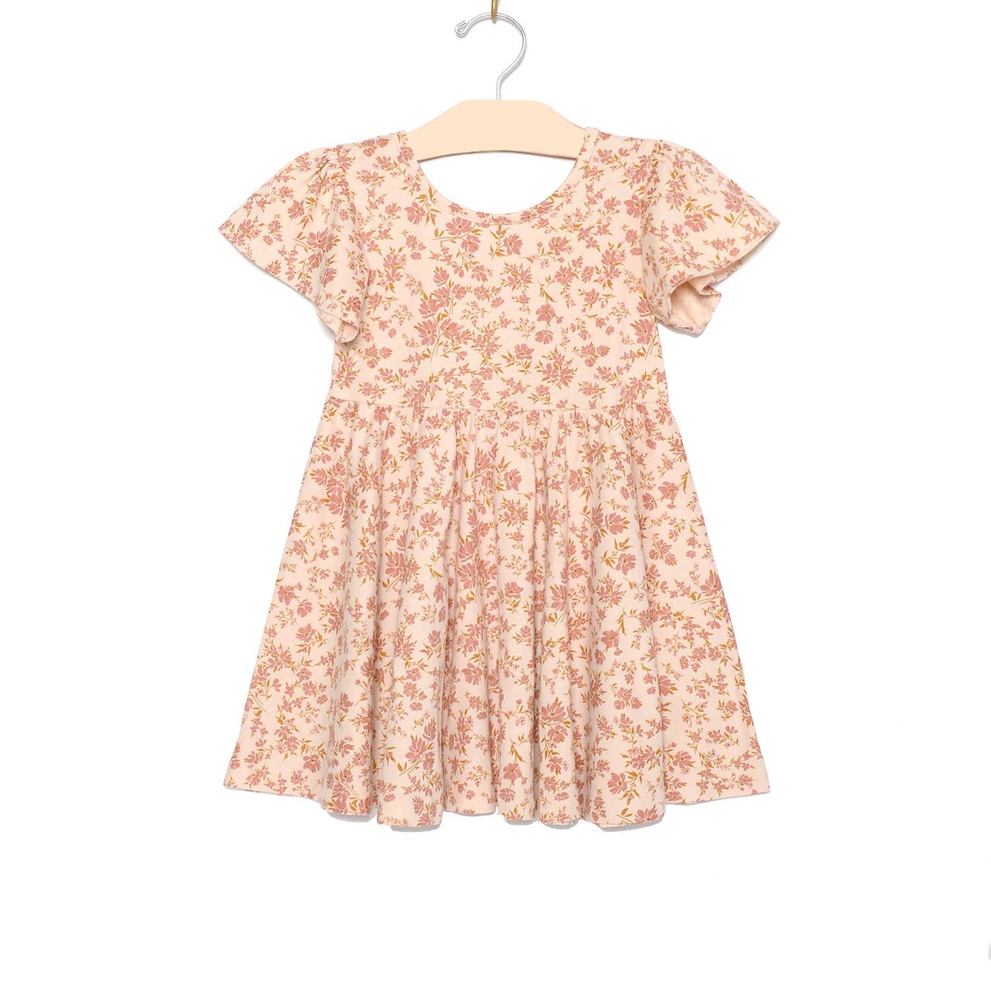 Twirl Dress- Blush Floral: 3Y