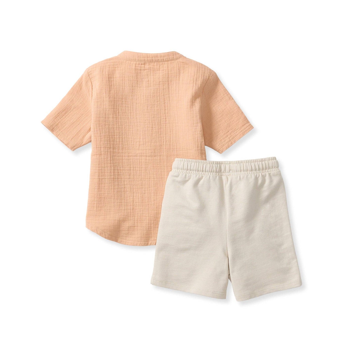 Muslin Boy Shirt & Shorts Set: 18M