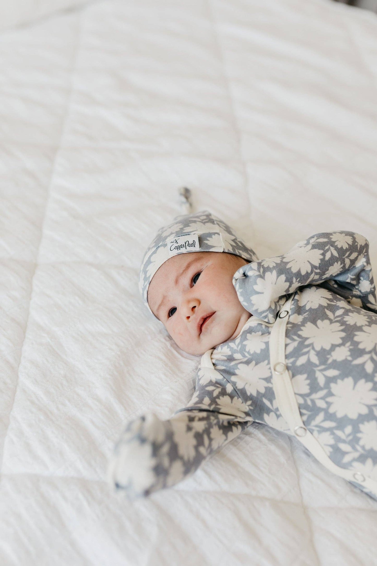 Top Knot Hat - Lacie: 0-4 Months