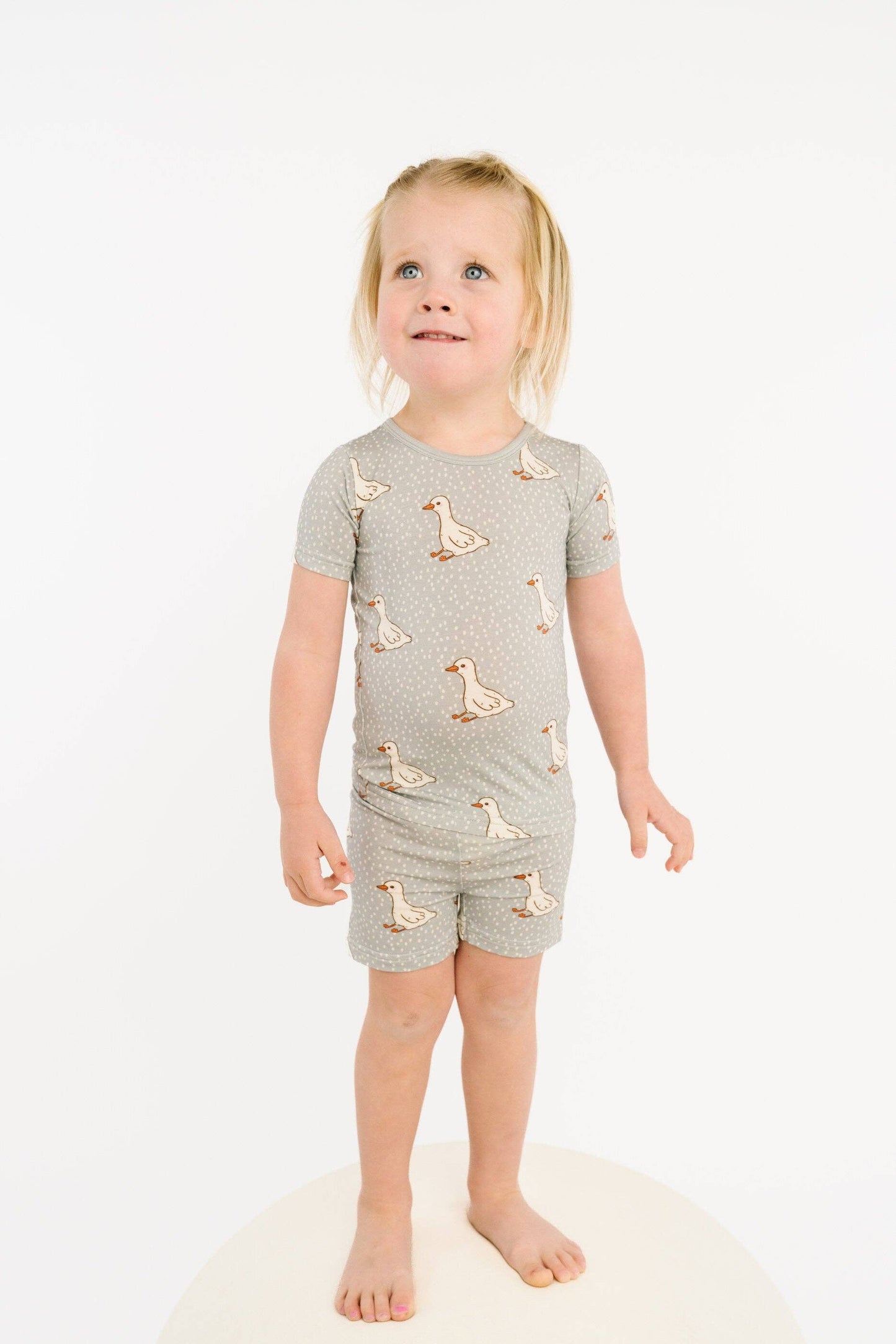 Classic Goose Bamboo Shorts Set: 12-18M