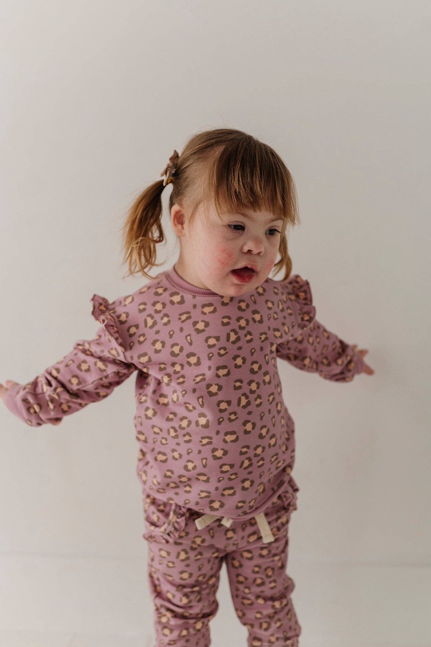 Babysprouts Girl's Ruffle Sweatshirt: Daisy Doodle