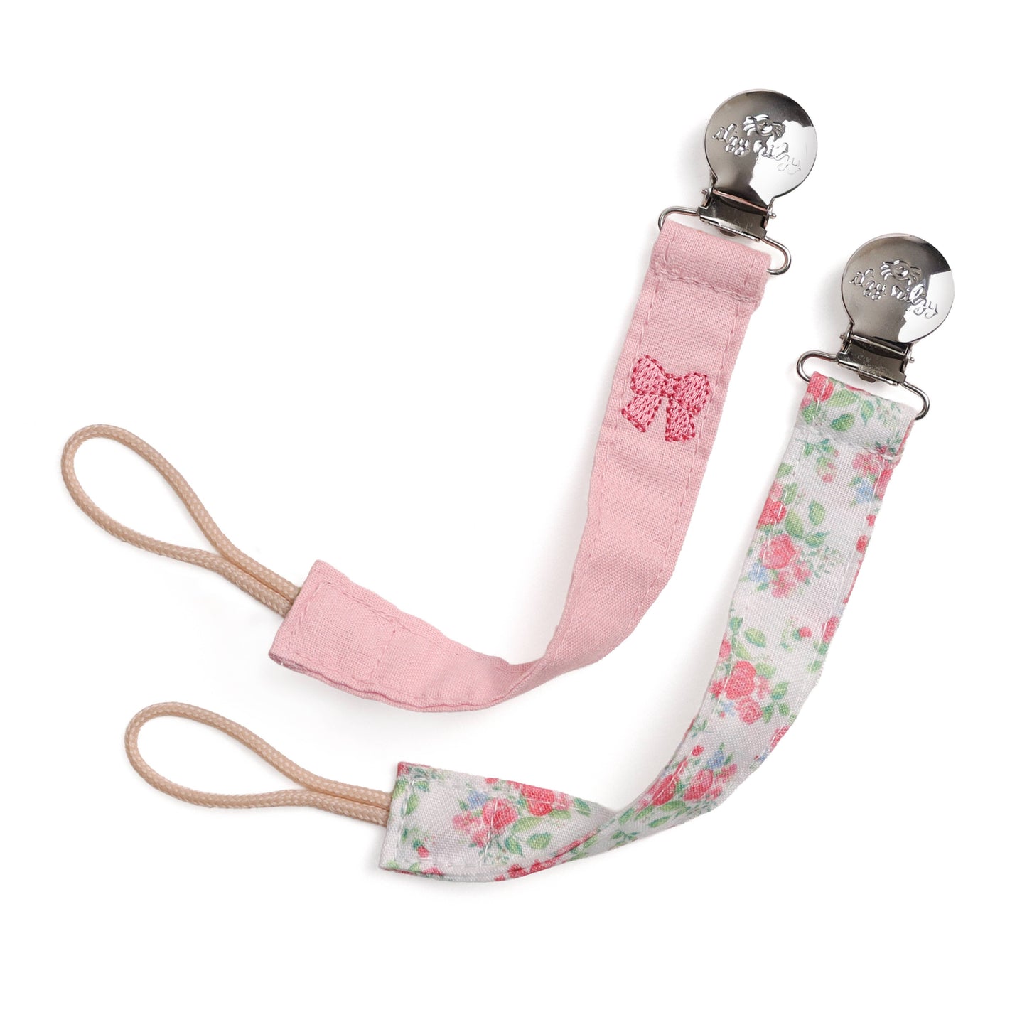 Itzy Clip™ - Fabric Pacifier Strap: Bow