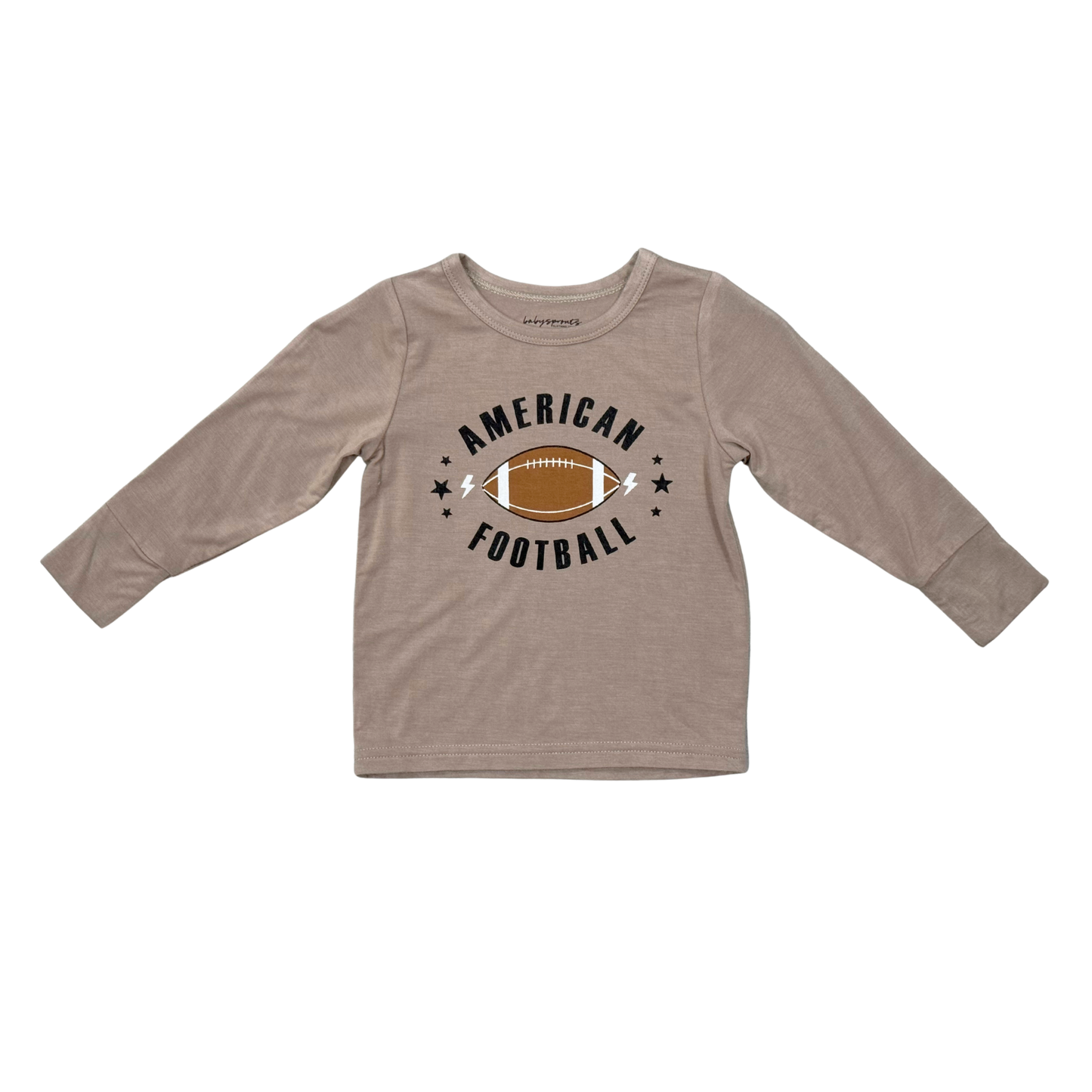 Babysprouts Boy's Long Sleeve Tee: American Football