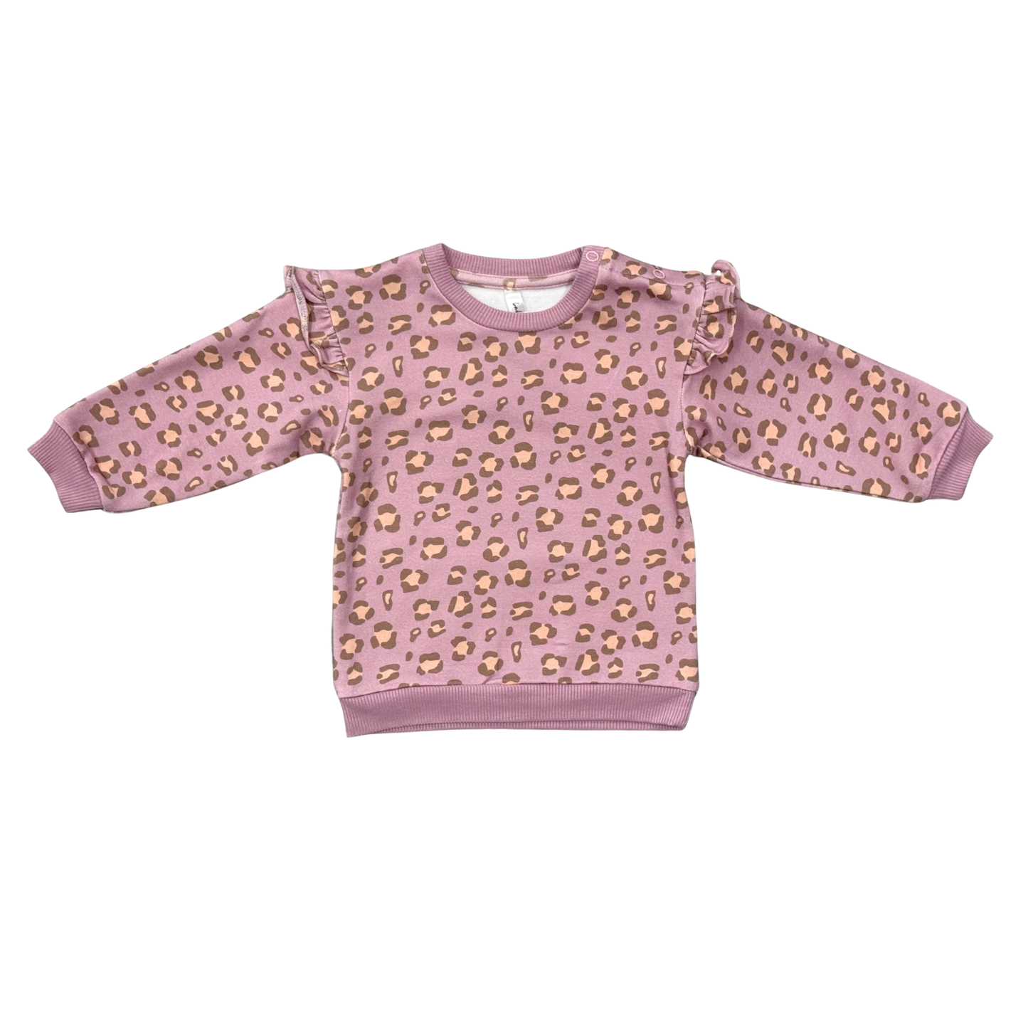 Babysprouts Girl's Ruffle Sweatshirt: Daisy Doodle