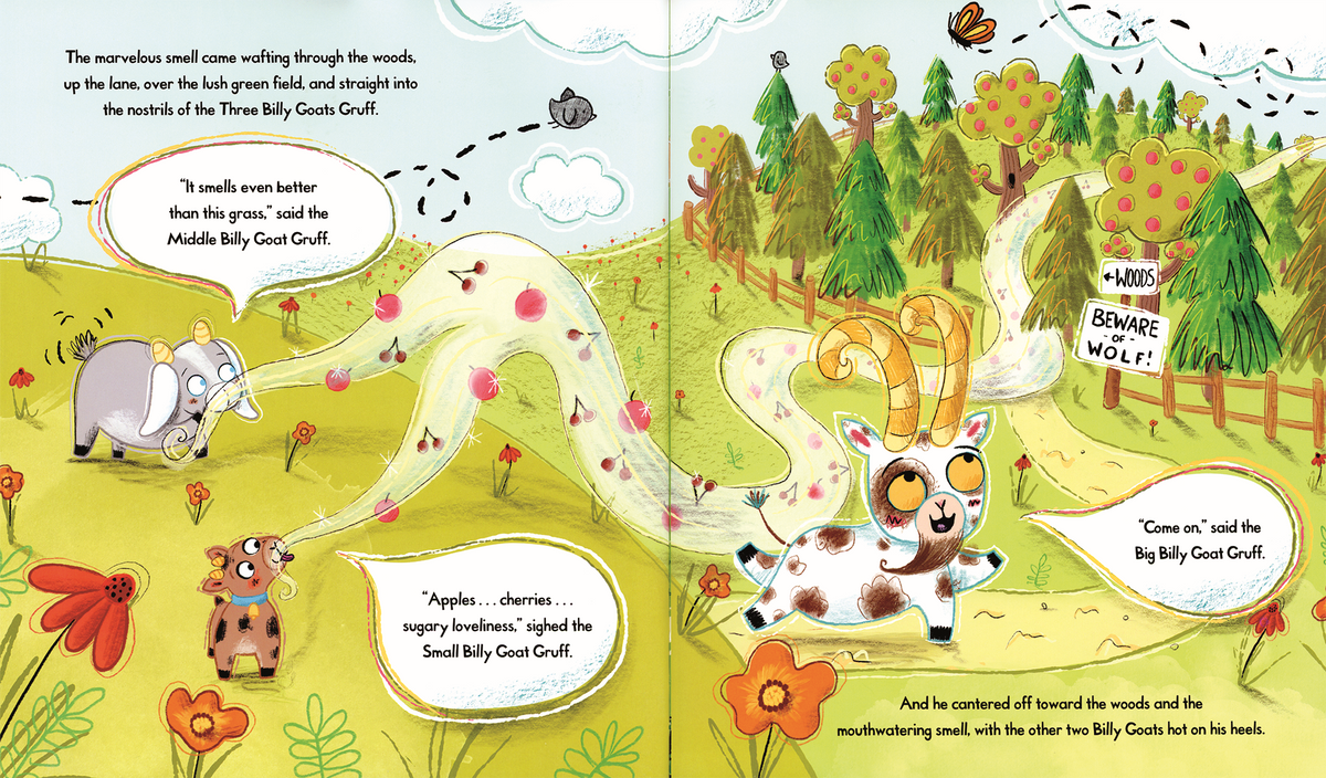 Wrong Fairy Tale: Red Riding Hood & Three Billy Goats Gruff