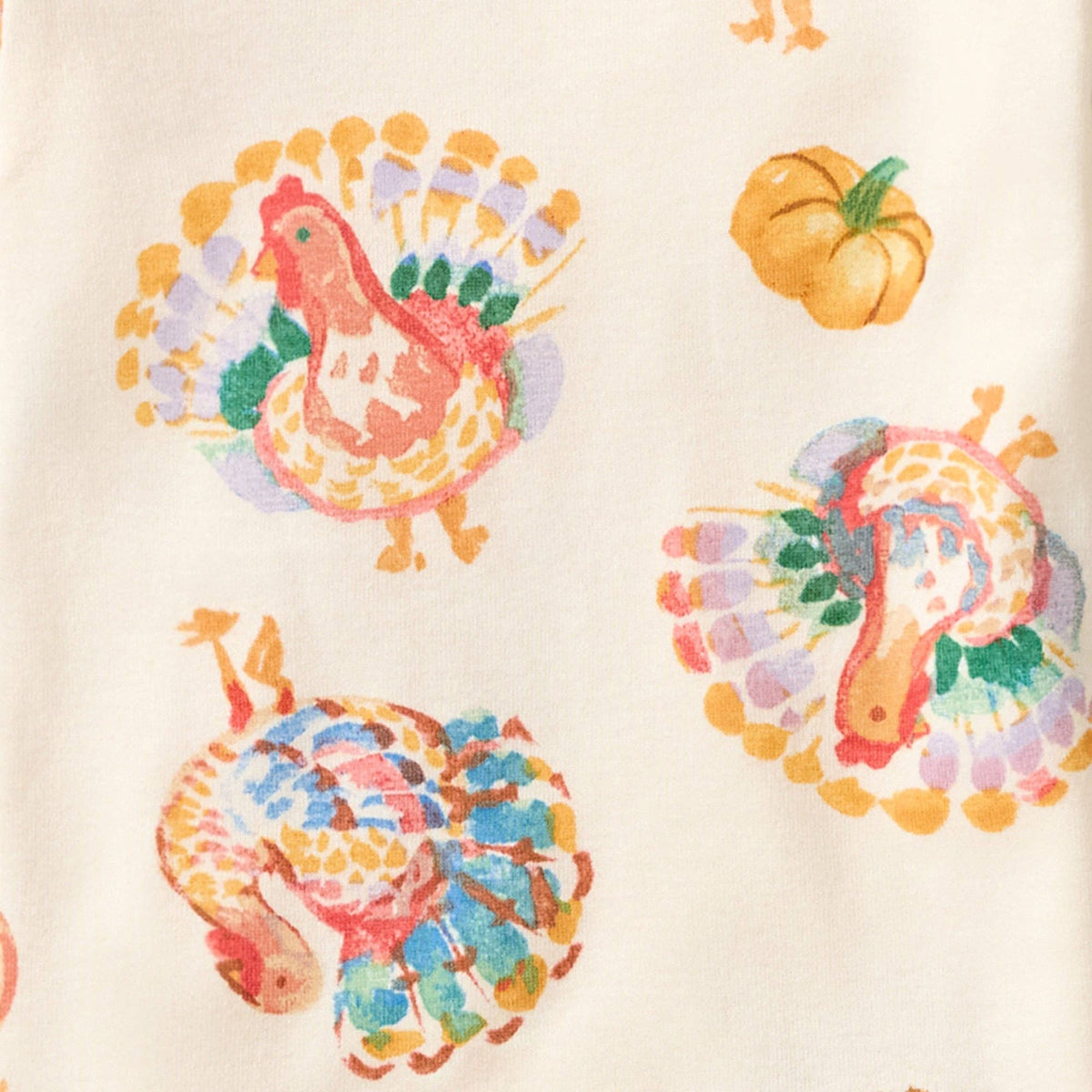 Turkey Day Organic Cotton Sleep & Play Footed
