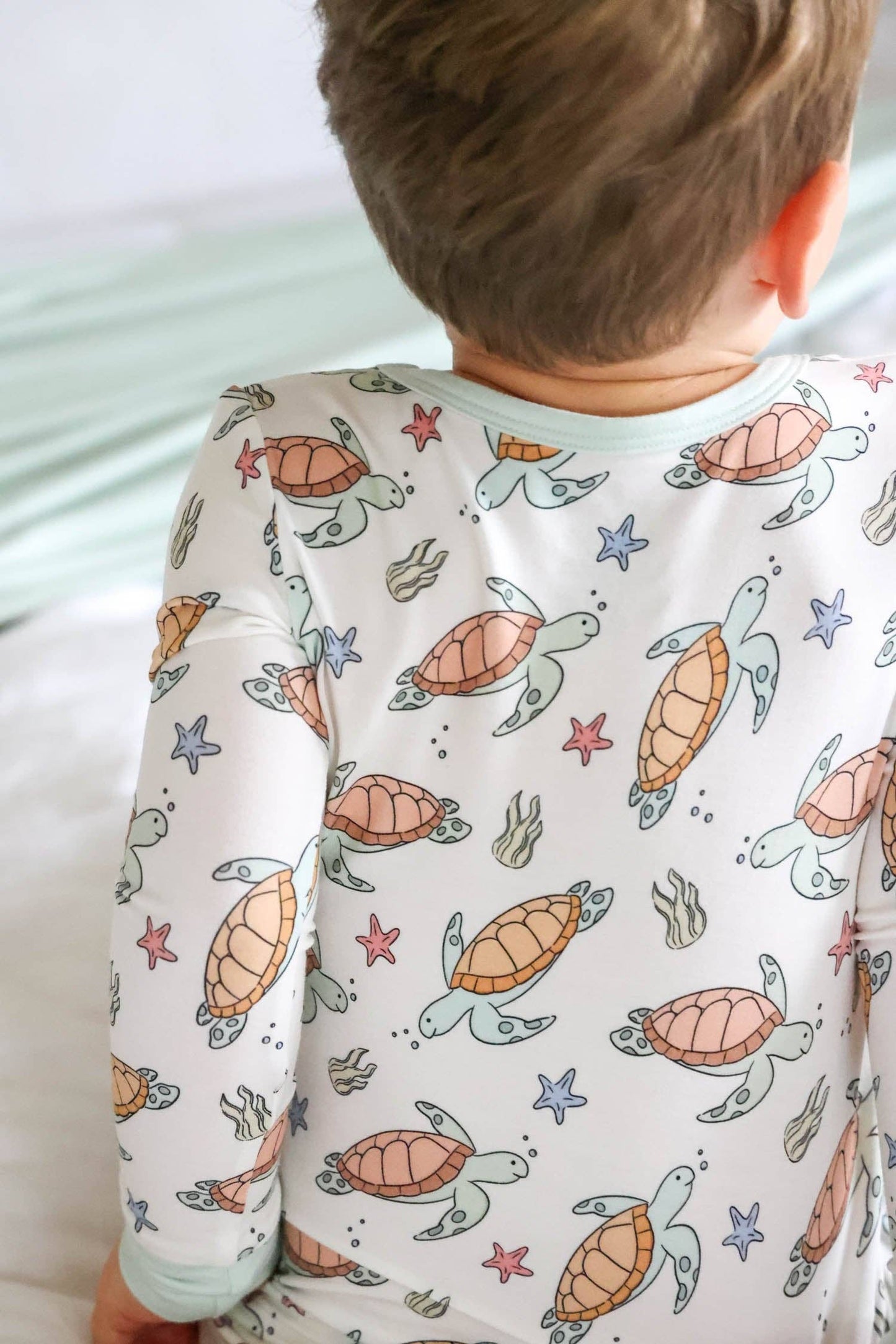Two Piece Pajama Set | Turtley Rad: 5/6