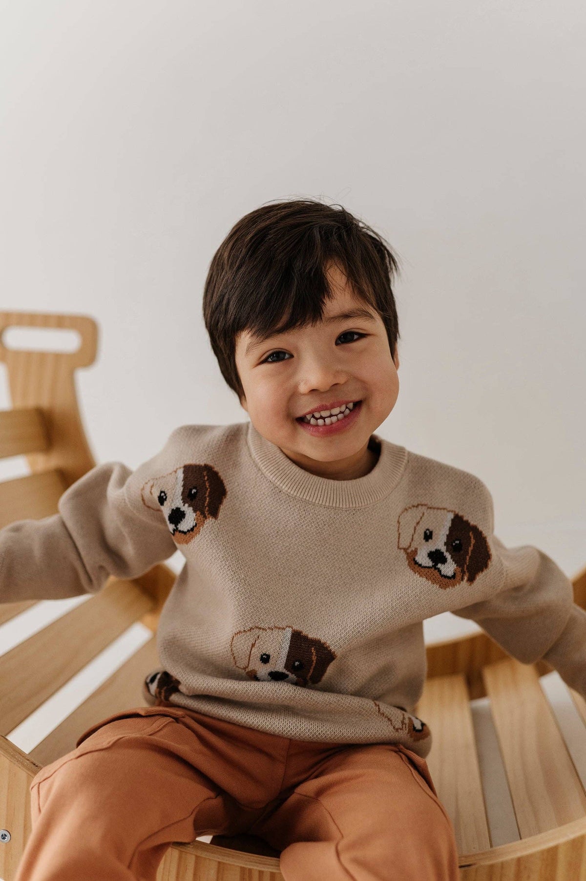 Babysprouts Knit Sweater: Puppies