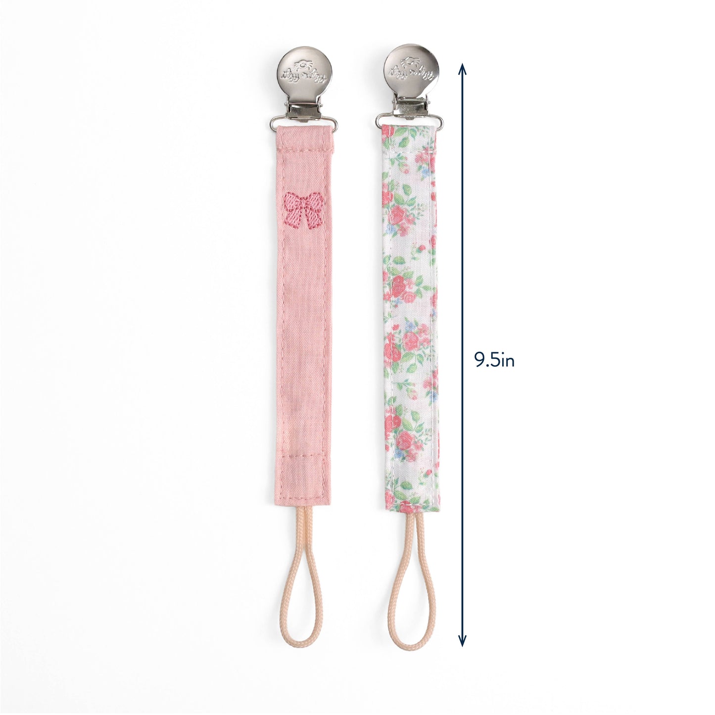 Itzy Clip™ - Fabric Pacifier Strap: Bow