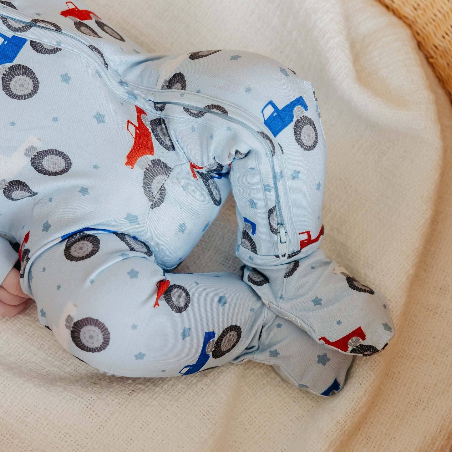 Bamboo Zip-Up Footie Pajama - Easton: 18-24 Months