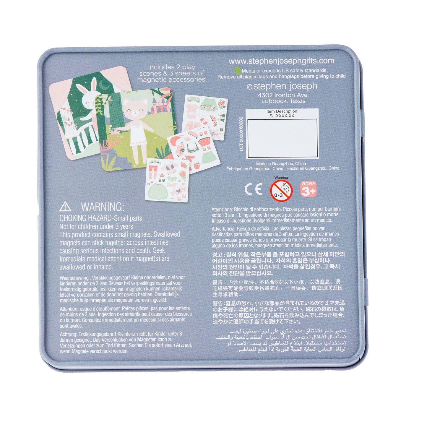 Travel Tin Magnetic Dress Up: Space
