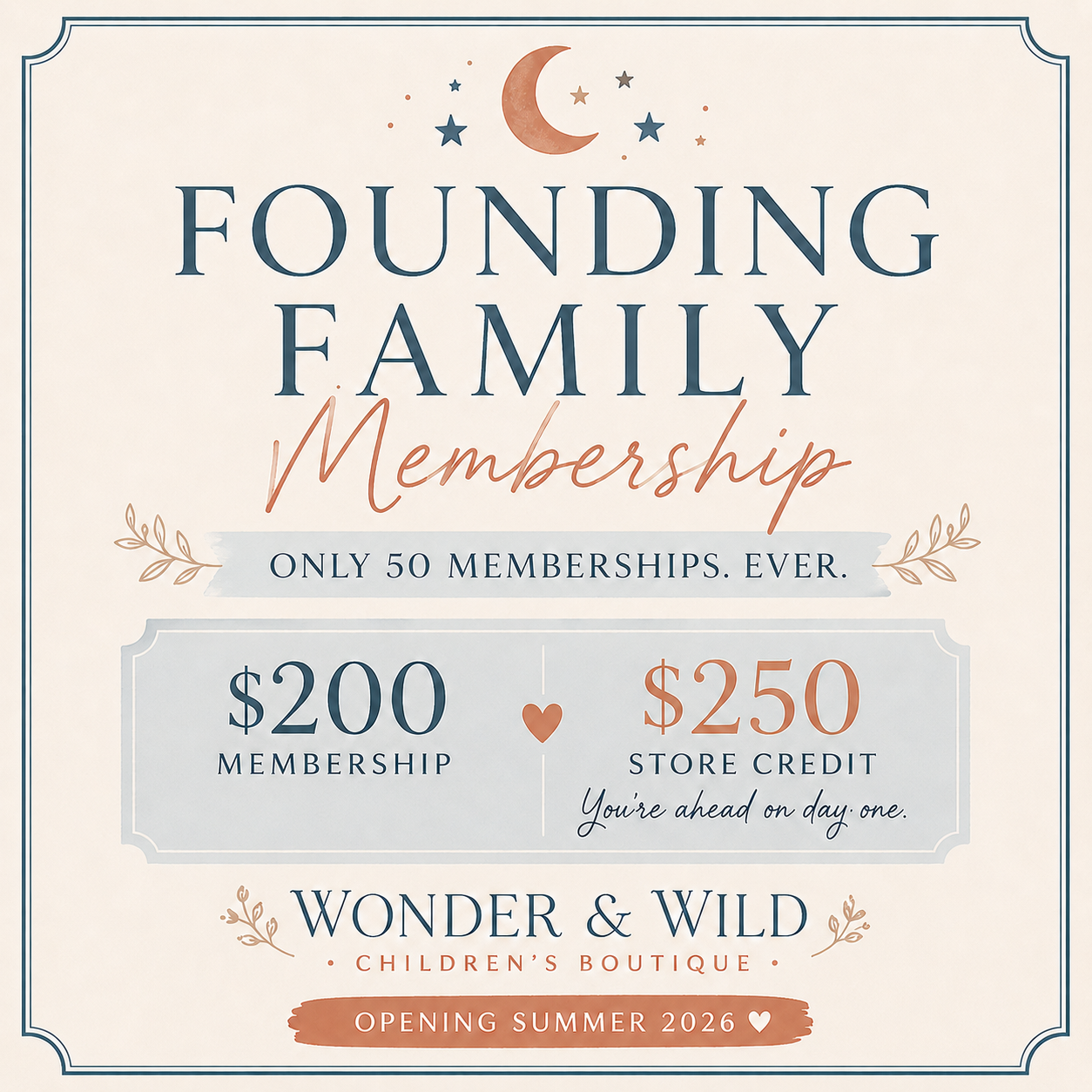 Founding Family Membership