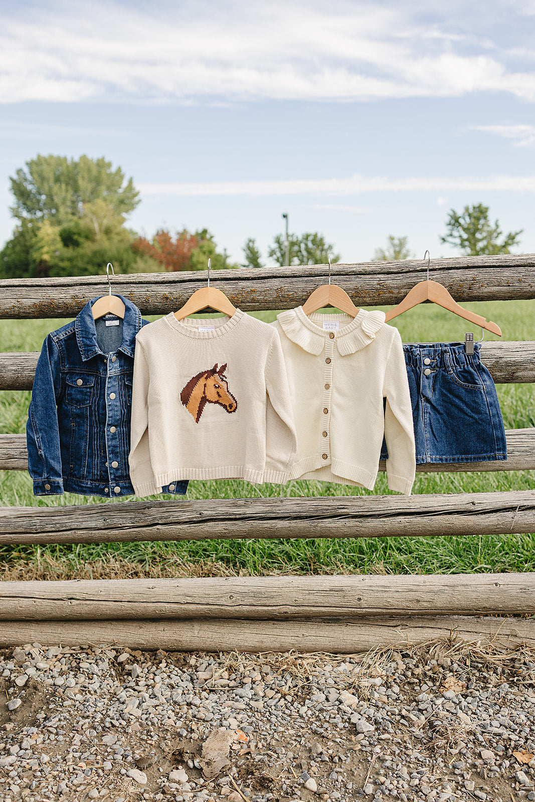 Dark Wash Denim Skirt