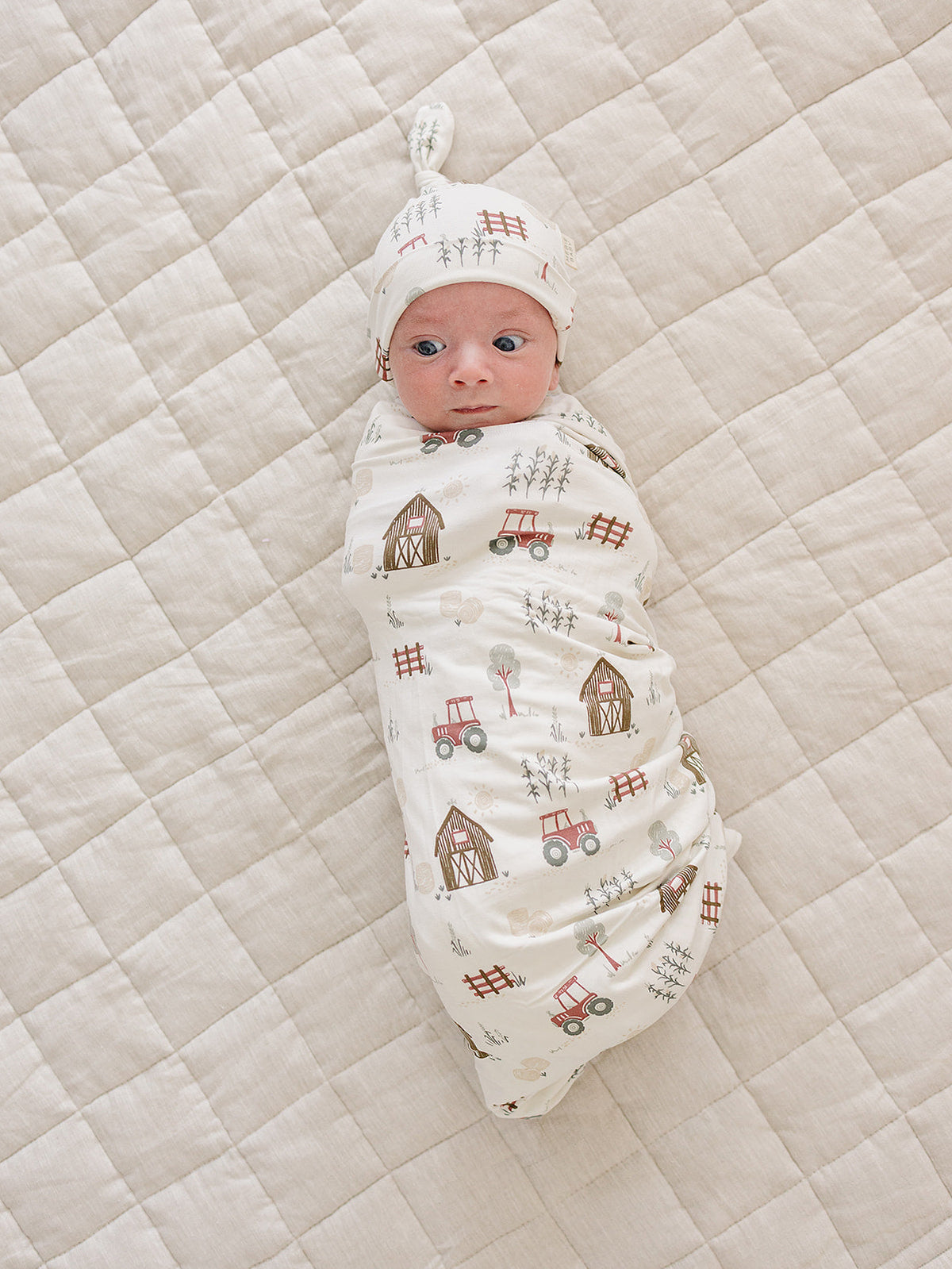 Farmhouse Bamboo Stretch Swaddle