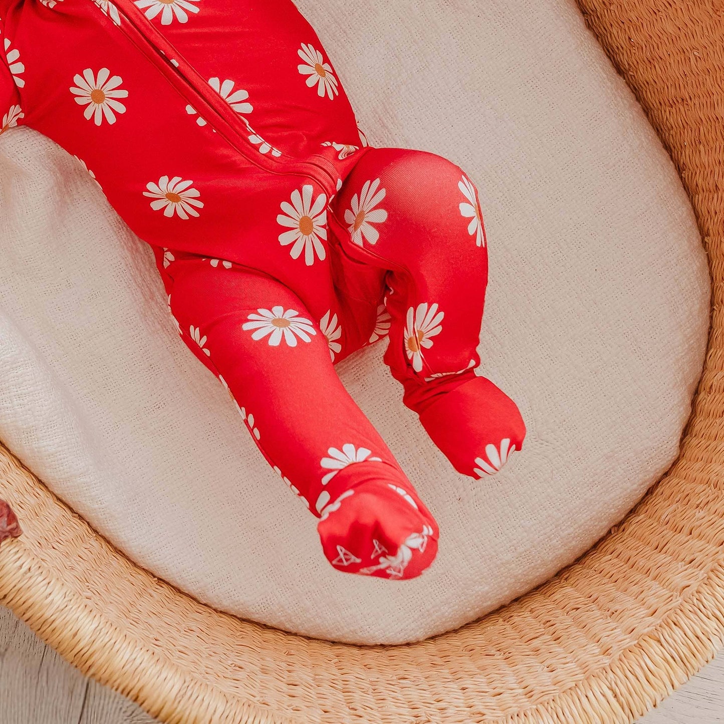 Bamboo Zip-Up Footie Pajama - Jessa: 12-18 Months