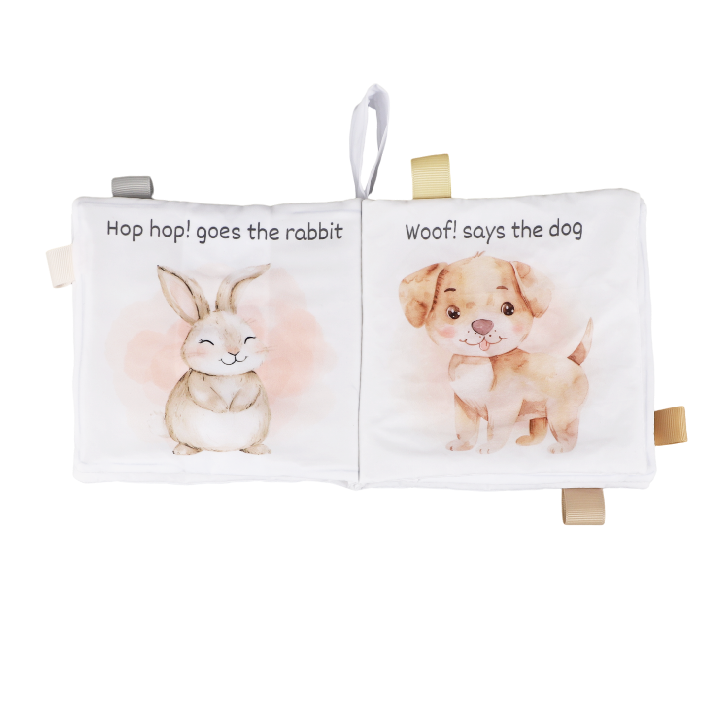 Farm Animals – 10-Page Taggies Soft Crinkle Cloth Baby Book