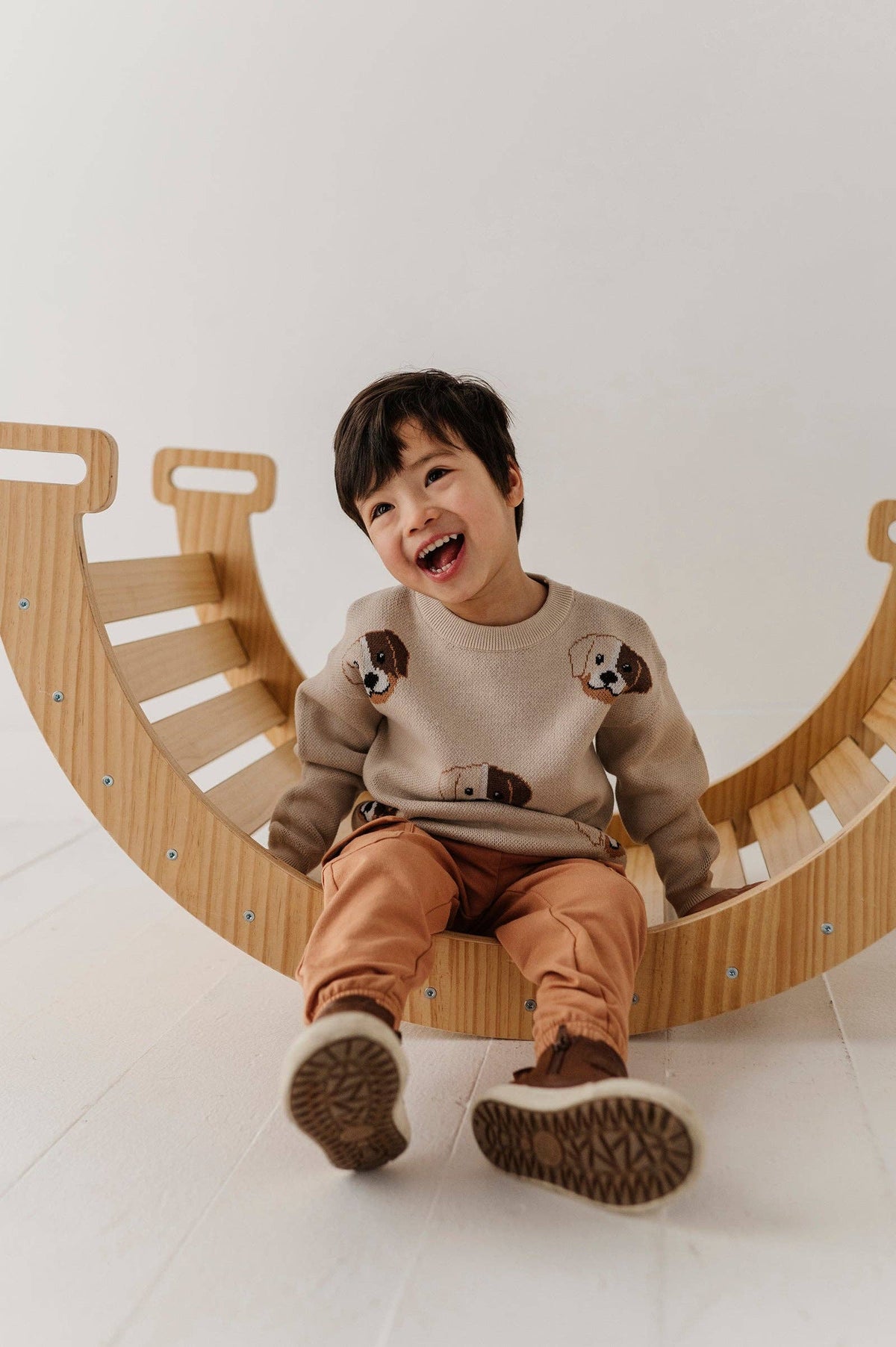 Babysprouts Knit Sweater: Puppies