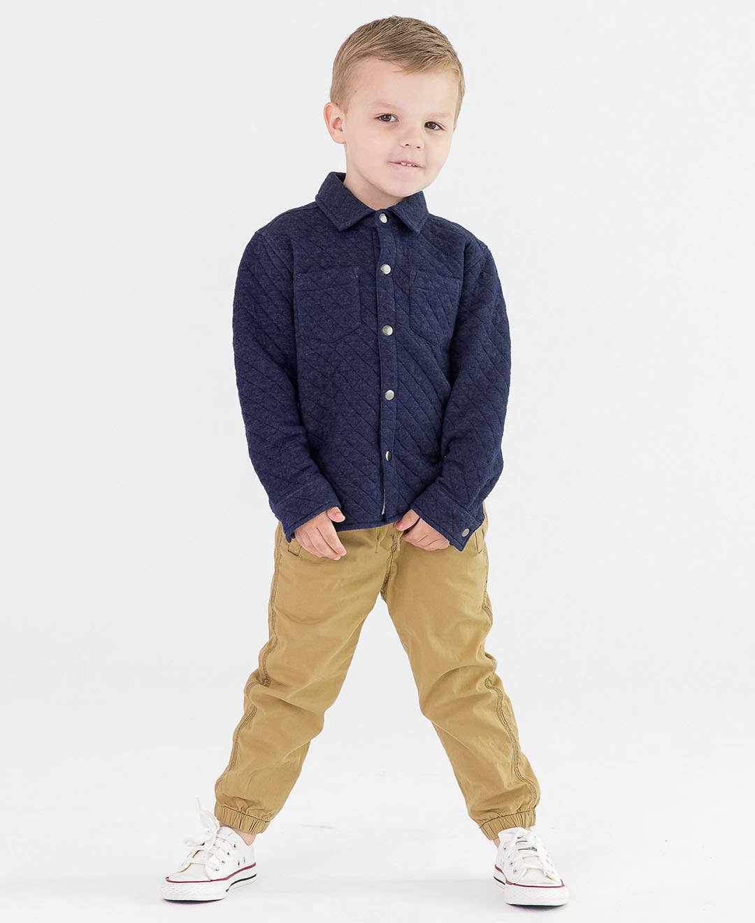 Boys Dark Khaki Jogger Pants: 6-12m
