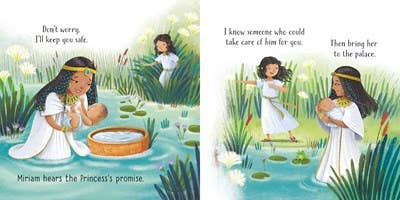 Moses In the Basket board book: Usborne