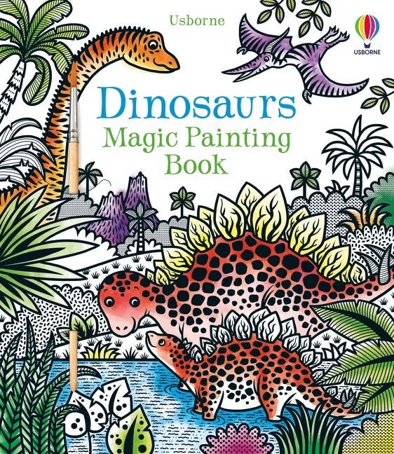 Dinosaurs Magic Painting Book : Usborne