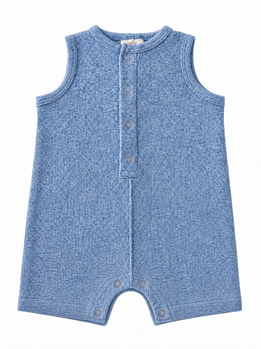Blue Speckle / Ribbed Shortie