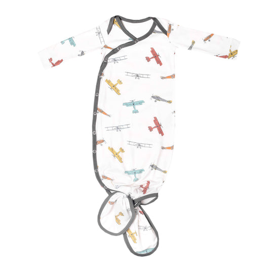 Newborn Knotted Gown - Ace
