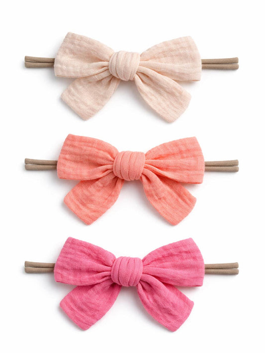 3-Pack Nylon Bows, Isla