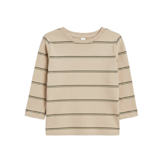 Turk Long Sleeve Crew - Oak Stripe