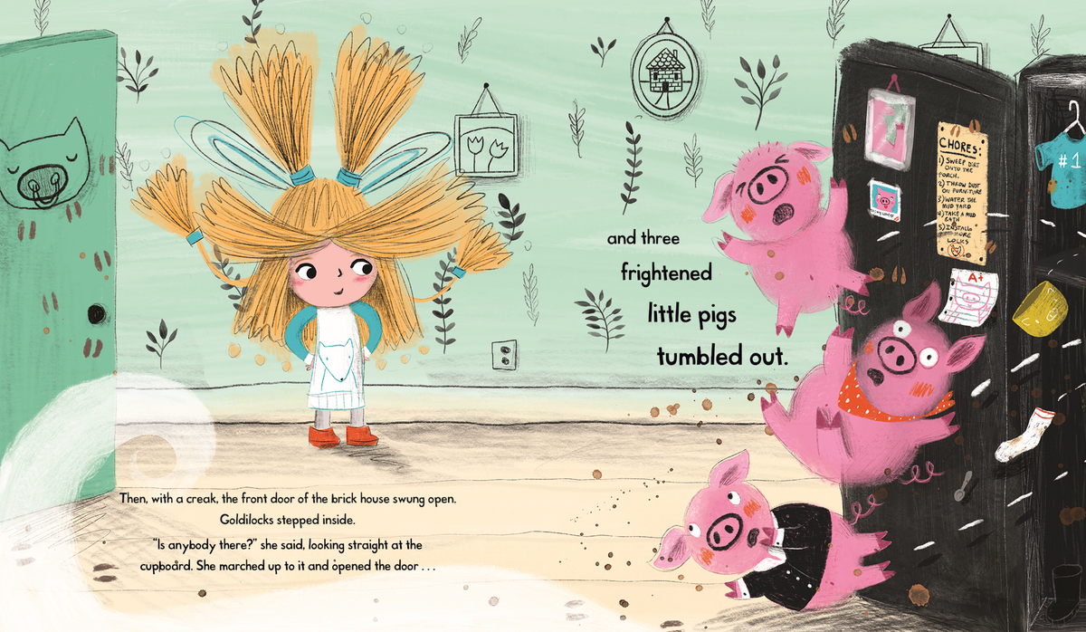 Wrong Fairy Tale: Goldilocks and the Three Little Pigs