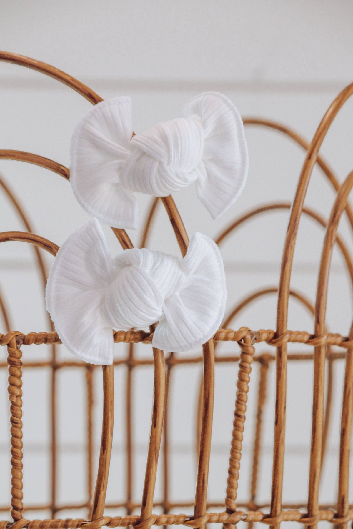 White Ribbed + Piggie Set  