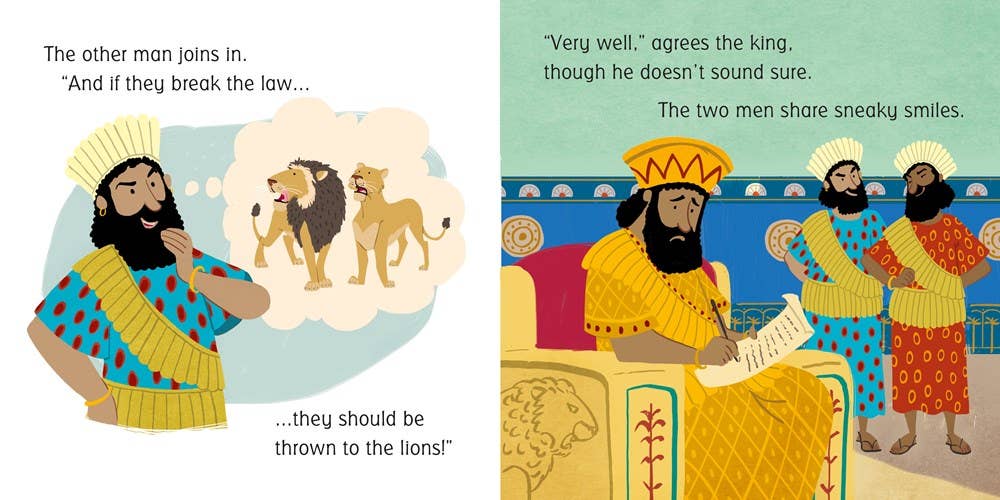 Daniel In The Lions' Den board book: Usborne
