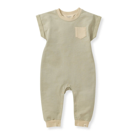 Acid Wash Baby Boy Pocket Jumpsuit