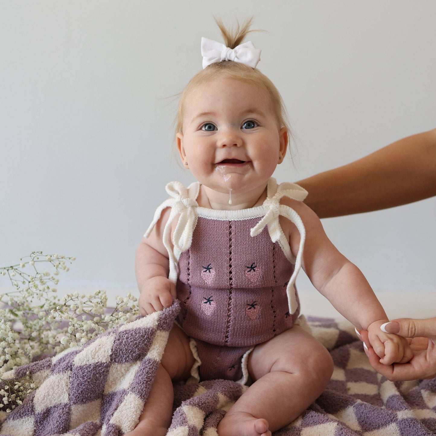 Knit Ruffle Romper | Matilda: Newborn