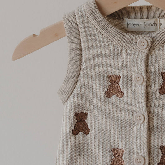 Knit Romper | Teddy