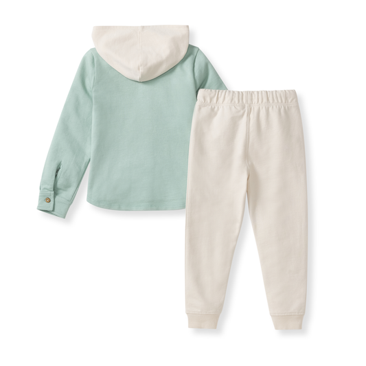 Hooded Shirt & Pants Set