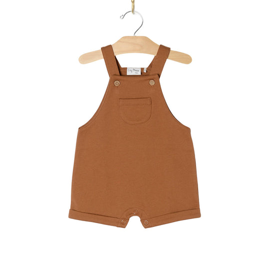 Baby Spring Summer Shortie Overall- Toffee