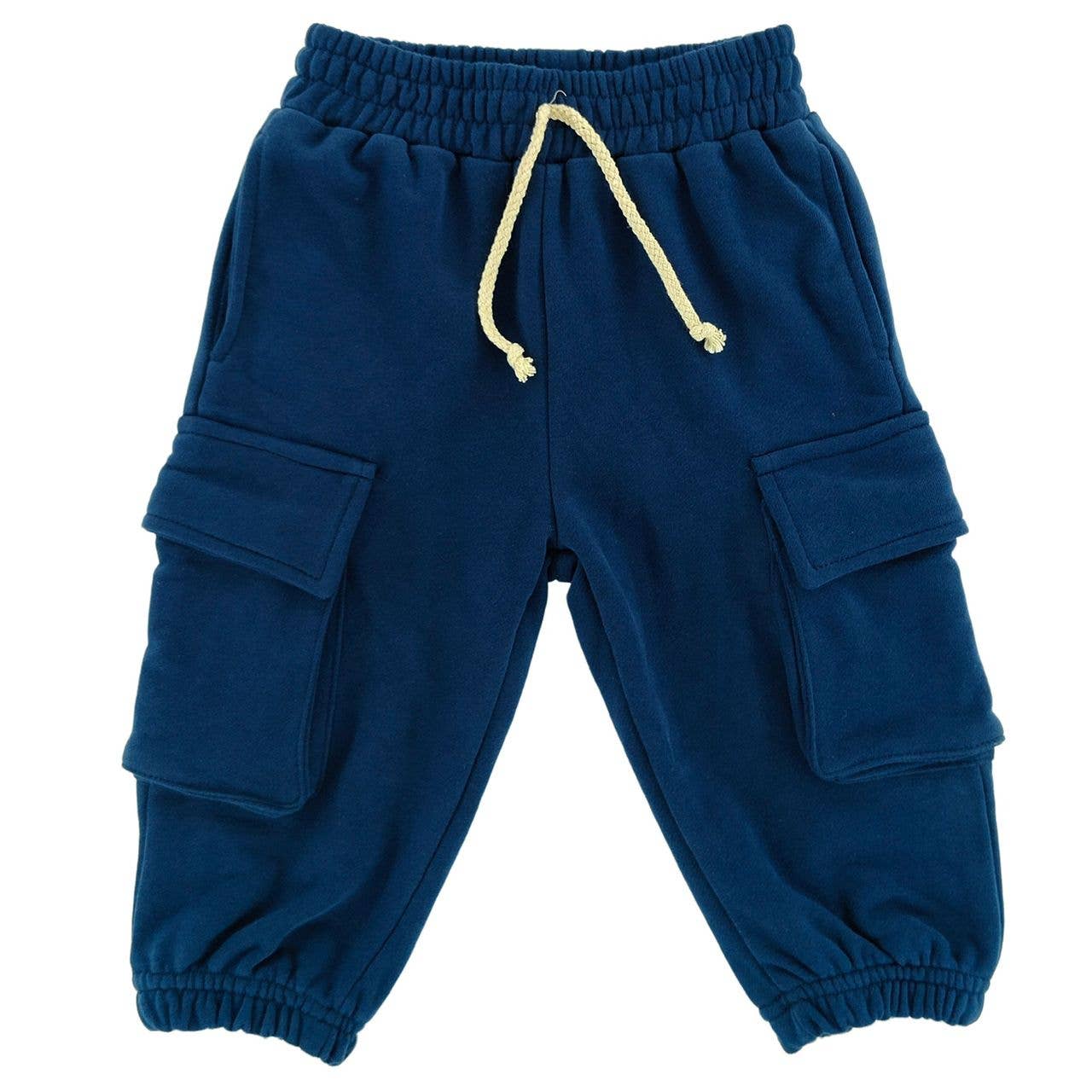 Navy Cargo Joggers: 5T